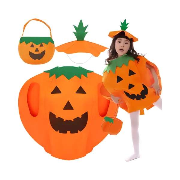 Kruzzel Pompoen Kostuum Voor Kinderen - Vier Halloween In Stijl thumbnail