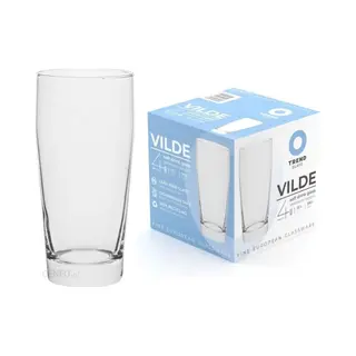 Trend Glass - Vilde 4 Stuks Fluitjes Bierglazen 350 Ml - Bierglazen - Bierfluitjes - Glazen Voor Bier