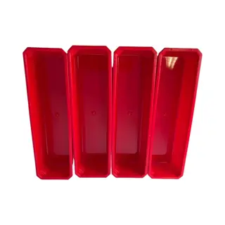 Qbrick System Qbrick Systeemcontainerset Nr. 4 Werkplaatswand 39 X 35 Cm Met 4 Containers Voor Pro Organiser 100 Expert / 200 Expert / Pro Lade 3