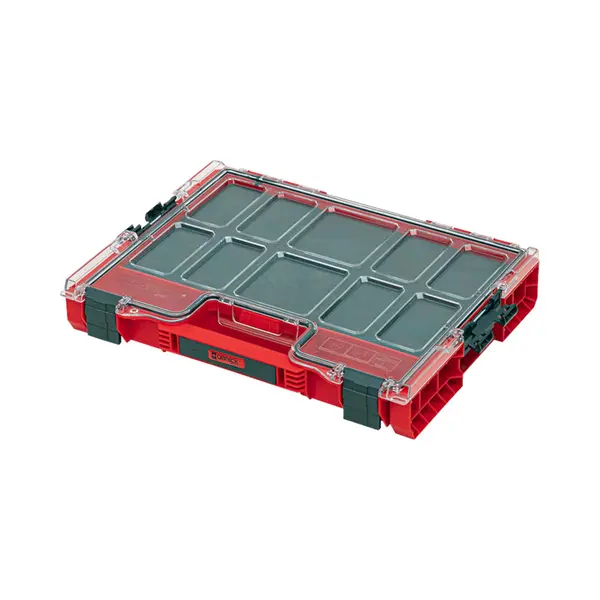 Qbrick System Pro Organizer 200 Mfi Red Ultra Hd Sortimentskasten Sortierkasten Schraubenbox Sortierbox Kleinteilemagazin Werkzeugbox Für Werkstatt thumbnail