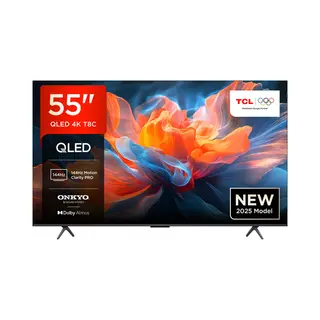 Tcl 55T8C Fernseher 139,7 cm (55") 4K Ultra Hd Smart-Tv Wlan Metallisch 350 cd/m²