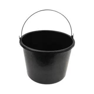 Geko Bouwemmer - Sterke Metalen Handgreep - Polypropyleen - 12 Liter Capaciteit