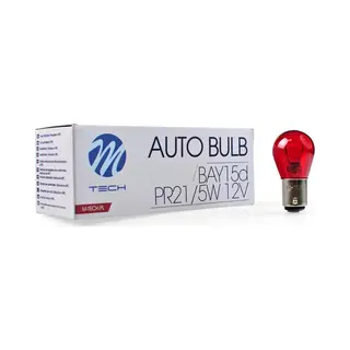 M-Tech PR21/5W 12V - Rood - 10 Stuks