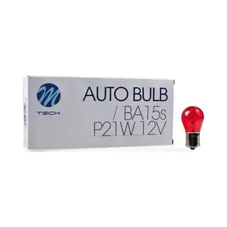 M-Tech Tech Z38 12V 21W S25 BA15S Gloeilamp, Rood, 10 Stuks