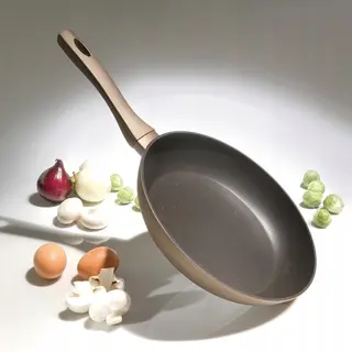 Tiross Diamond Gecoate Koekenpan 26cm, Pan + Steelpan