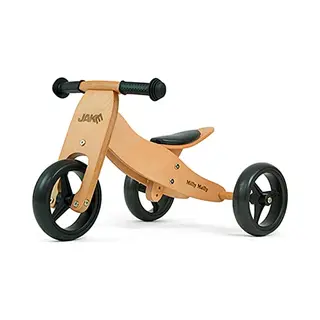 Milly Mally 2-in-1 Loopfiets Jake Naturel - Loopfiets - Unisex - Blank