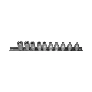 Asta 236SET10 Doppenset Chroom-vanadium Staal, Torx, Aandrijving, 3/8duim