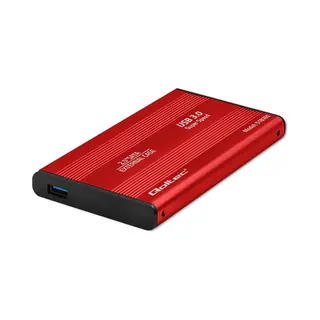 Qoltec 51860 behuizing voor opslagstations Hdd-/Ssd-behuizing Rood 2.5"