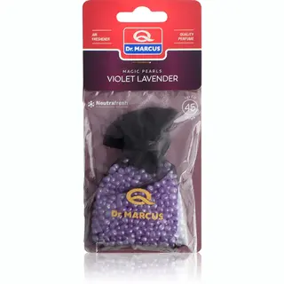 Dr. Marcus Magic Pearls Violet Lavender Luchtverfrisser Met Neutrafresh Technologie - Autogeurtje Voor In De Auto, Thuis Of Kantoor - Tot 45 Dagen