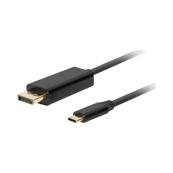 Lanberg Ca-Cmdp-10CU-0018-Bk Videokabel-Adapter 1,8 m Usb Typ-C DisplayPort Schwarz thumbnail