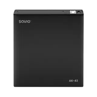 Savio Ak-43 optical disc External Slim drive Dvd±R/Rw Cd±R/Rw Black optisch schijfstation Dvd±Rw Zwart