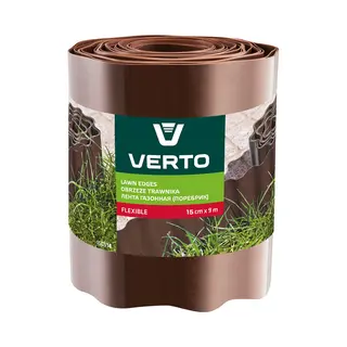 Verto 15G514 tuinafzetting Graskantafzetting Kunststof Bruin