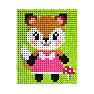 Orchidea Tapestry Kit, My First Fox, Multi, 17 X 20.5cm