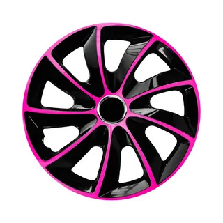 Nrm Stig Extra Pink/Black Wheel Trim 14 Inch Set Of 4