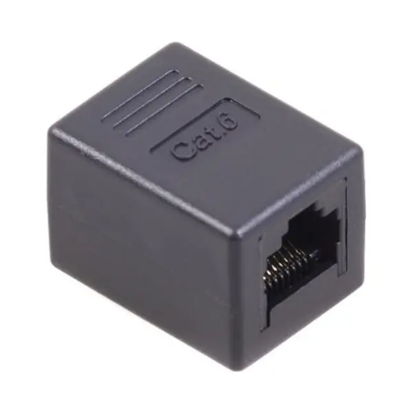 Maclean Mctv-811 tussenstuk voor kabels RJ45 Zwart thumbnail