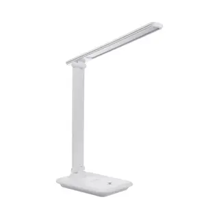 Maclean Led Schreibtischlampe MCE614, Led Schreibtischleuchte Weiß/schwarz