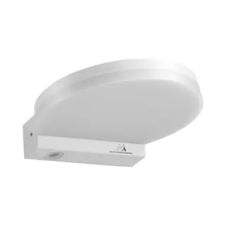 Maclean MCE346 Led Wandlampe 15W 1300lm Wandleuchte IP65 Wasserdicht Außenlampe 4000K Neutralweiß, Für Außen- Und Innenbereich (Weiß)
