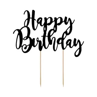PartyDeco Happy Birthday Taartdecoratie