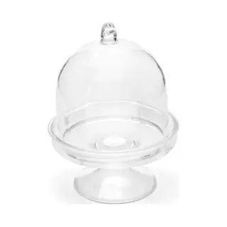 Partydeco Dozen Taartstandaard, Kleurloos, 5, 5x7, 5cm (1 Pkt / 3 St.) (3 Pcs.)