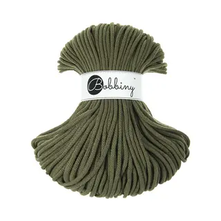 Bobbiny Premium 5mm Braided Macrame Cord (Avocado) 100m