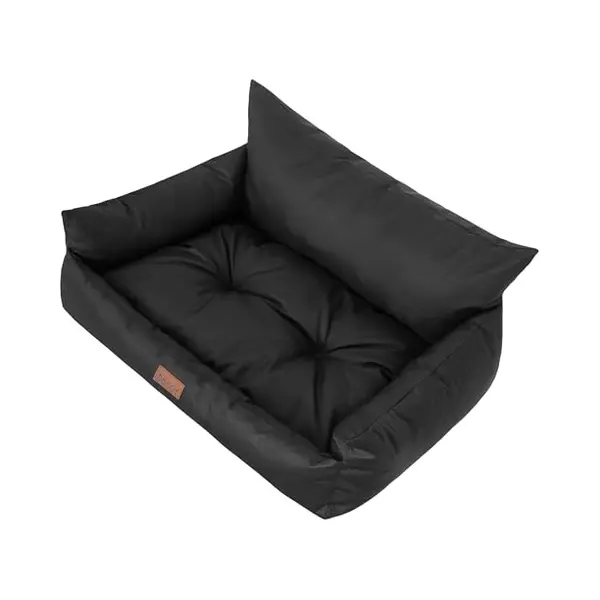 Doggy Hondenbed - Hondenbed Voor Kleine, Middelgrote En Grote Honden - Huisdierenbed - Hondenbank - Huisdierenmatras - Xxl 106 X 80 Cm - Zwart thumbnail