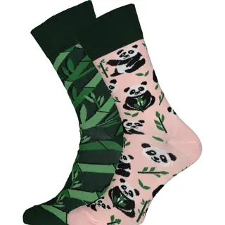 Many Mornings - Mismatched Socken - Sweet Panda (35-38)