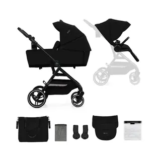 Kinderwagen Kinderkraft Yoxi 2-in-1 Pure Black