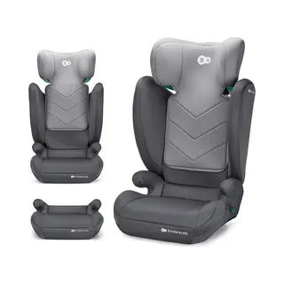 Kinderkraft I-Spark 2-in-1 Autostoel – 100-150 Cm – R129 I-Size – H-Guard & Sps – Grijs