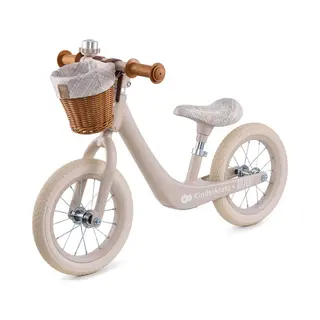 Kinderkraft Rapid 2 Loopfiets - Voor Kinderen Vanaf 2 Jaar - Verstelbaar Zadel, Licht Magnesium Frame, Lekvrije Eva-banden - Whisper Dune