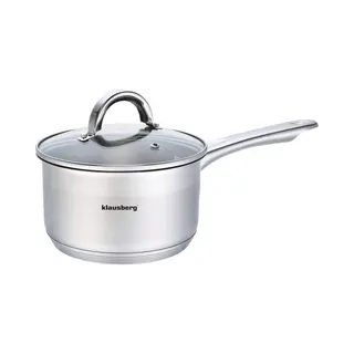 Klausberg Kochtopf Mit Deckel Und Griff 1.0 Liter 14cm Kb-7132 Edelstahl