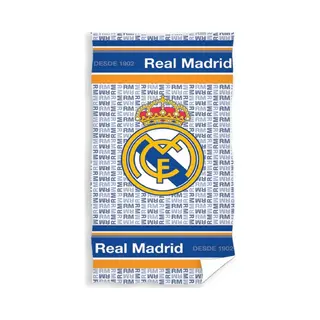Real Madrid Badetuch Mikrofaser Handtuch – Leichtes & Platzsparendes Strandtuch 140x70 Cm