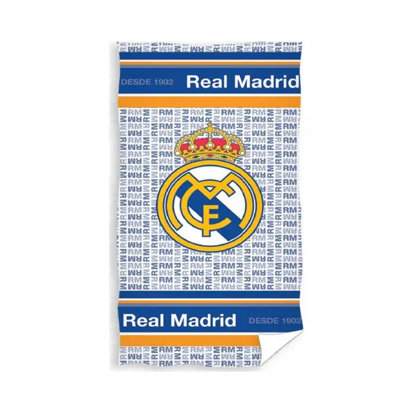 Real Madrid Badetuch Mikrofaser Handtuch – Leichtes & Platzsparendes Strandtuch 140x70 Cm thumbnail
