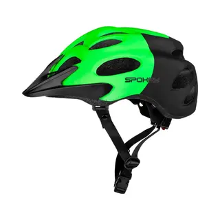 Spokey Checkpoint Fietshelm - Racefietshelm - Groen/Zwart - 58-61 Cm - Pvc - 280 G - Ce Gecertificeerd - 13 Ventilatieopeningen - Head Lock Systeem