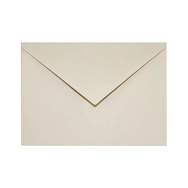 Netuno 25 Beige Coloured Envelopes Din C6 114x162mm 4.49x6.39 Inches 115gsm Sirio Color Sabbia Pointed Gummed Flap No Window For Wedding Invitations thumbnail