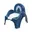 Navy blauw