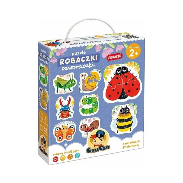 CzuCzu Puzzle Robaczki Czworaczki - CzuCzu Puzzel Vierlingbeestjes thumbnail