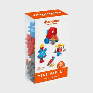 Mini Wafel Blokken Bouwen Blauw 70 Stuks - Marioinex - Vanaf 3 Jaar