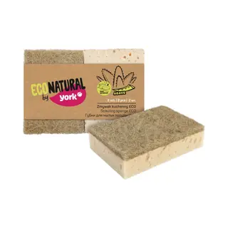 Schoonmaakspons 2 Stuks York Eco Natural Gewijd Aan Effectiever Wassen