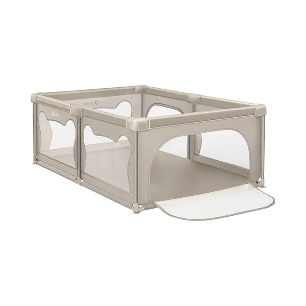 Lionelo Willow Laufgitter Baby, Ab 0-48 Monaten Große Fläche 120 Cm X 180 Cm X 68 Cm Mit Seitenwände Aus Atmungsaktiven, Strapazierfähigem thumbnail