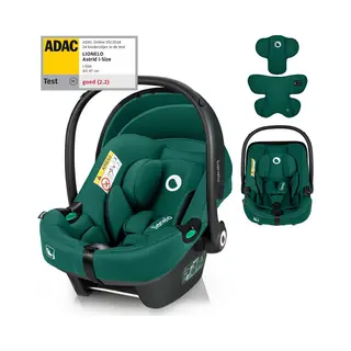 Lionelo Astrid I-Size Autostoel - Adac 5-sterren - 40-87 Cm - Rwf - Memory Foam - Verstelbare Hoofdsteun (7 Cm) - Groen