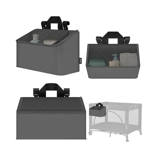 Lionelo Sidepocket Medium Kinderbett-Organizer, Hängender Bett-Organizer, Wickeltisch, Windeln, Babytücher, Für Kinderzimmer, 43x15x23 Cm thumbnail