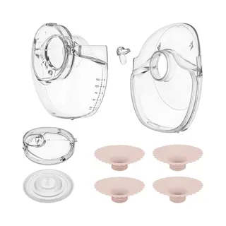 Lionelo Fidi Free Slim Spare Parts Set Pièces Détachées Pour Tire-Lait Sans Fil, Kit De Remplacement Valves Membranes Chambers Récipients Tritan,