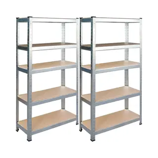 Metalen Magazijnplank, Set Van 2, 150 X 75 X 30 Cm Humberg Hr-810