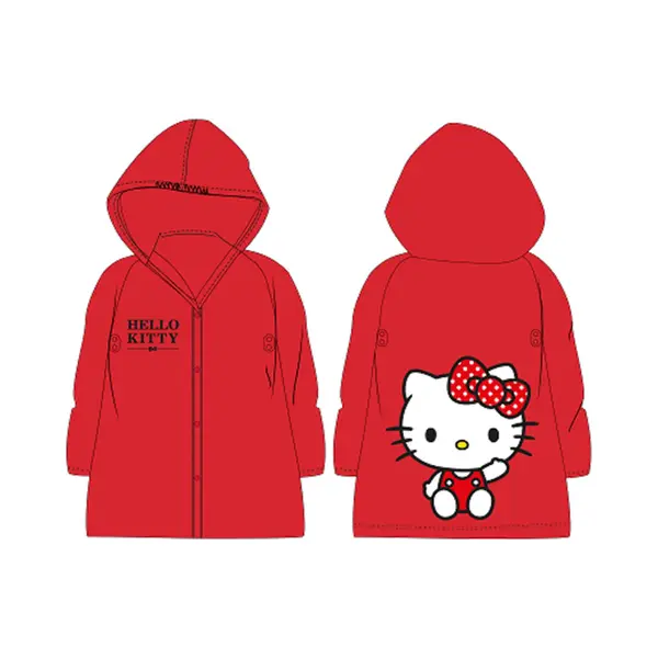 Hello Kitty Regenjas Met Capuchon - Maat 98/104 thumbnail