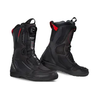 Shima Strato Motorbike Boots For Women Ventilated Leather Shoes Atop All-Year Touring Motorcycle Long Ankle Protector Urban Bike Casual Classic Riding