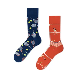 Many Mornings - Grand Slam - Mismatched Socken - Tennis (43-46)