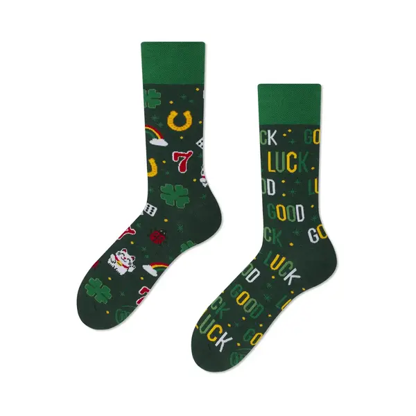 Many Mornings Unisex Sokken - Good Luck - Unisex - Maat, 39 - 42 thumbnail