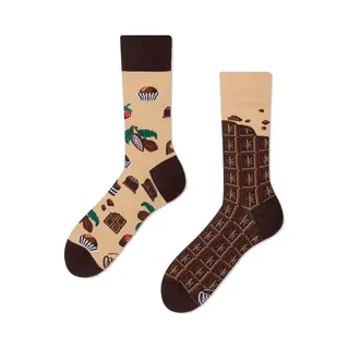 Many Mornings Unisex Sokken - Chocolate Time - Unisex - Maat, 35 - 38