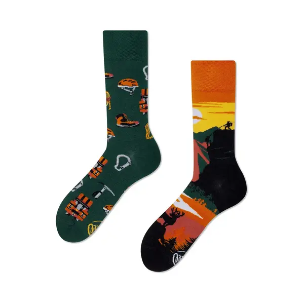 Many Mornings Mismatched Socken - Moutain Time/Berg Zeit (R214, De/Nl/Se/Pl, Numerisch, 43, 46, Regular, Regular) thumbnail