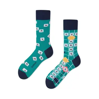 Many Mornings Socken Scrabble 39/42